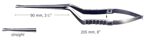 TİTANTUM ANEVRİZMA KLİPS TUTUCU MİNİ 90MM 205MM